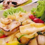 insalata di seppioline e ciliegini