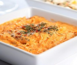 purè di patate dolci e pecorino piccante
